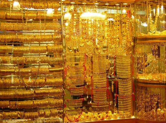 Pures Gold in einer Boutique in Dubai