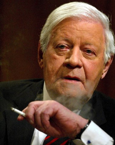 Helmut-Schmidt-berühmter Raucher