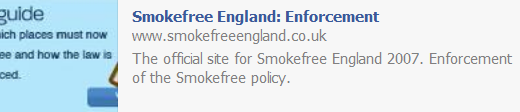 smokefree England