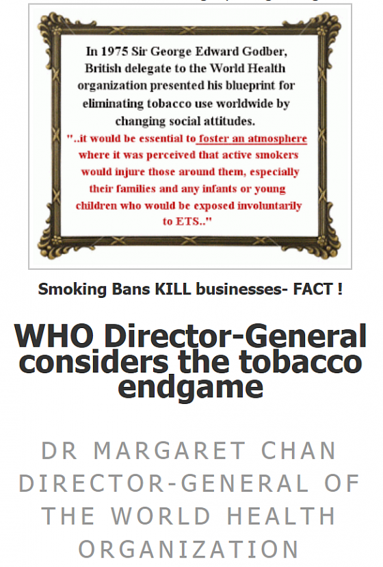 Rauchverbote machen bankrott