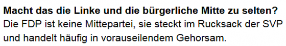 Rudolf Rechsteiner über die FDP