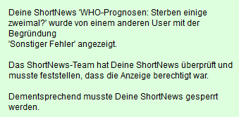 STERN Shortnews-Zensur