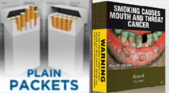 plain packs - real and false