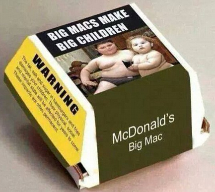 Plain packs McDoanlds