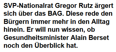 Gregor Rutz SVP am 16.06.2014 im Blick